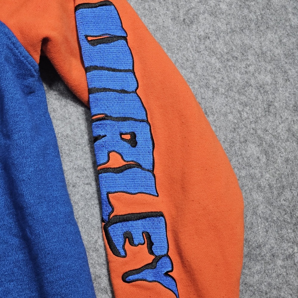 Hurley Signature Rat "Yeah Buddy" Blue & Orange Full Zip Hoodie Men's Size Med - Picture 4 of 13